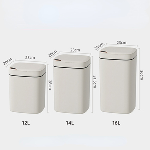 Ff2184 Home Office Automatische Touchless Vuilnisbak Auto Plastic Prullenbak Bewegingssensor Touchless Smart Prullenbak - Product Image 5