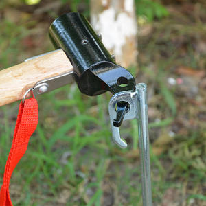 Estacas de acero para tienda de campaña de 30 cm, para exteriores, a prueba de viento, con gancho para lona, para uso de supervivencia. - Product Image 3