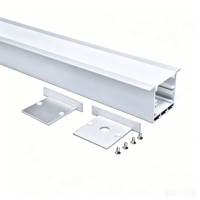 Éclairage linéaire moderne, série 3000, profilés en aluminium, canal lumineux LED pour montage en surface, suspension, plafond, bureau