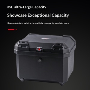 Baúl Trasero Universal para Bicicleta Eléctrica de Alta Calidad, ABS Reforzado, 45L, Caja Trasera para Motocicleta - Product Image 3