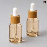 Flacon compte-gouttes PET de luxe personnalisé 30-40-80-120ml pour sérum de soin, huile essentielle, parfum, emballage PCR, impression couleur du logo