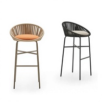 Tabouret de bar élégant, chaise haute de bar, tabourets de bar commerciaux, mobilier de bar, tabouret de comptoir pour hôtel, restaurant, ensemble
