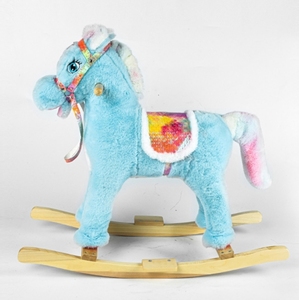 Cheval à bascule en bois massif cheval à bascule suédois classique jouet pour enfants - Product Image 2