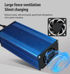 Chargeur de batterie LiFePO4 en alliage d'aluminium XIANGRUI 58,8 V 6 A AC/DC <span class=keywords><strong>avec</strong></span> éclairage LED pour vélos et trottinettes électriques - Product Image 6