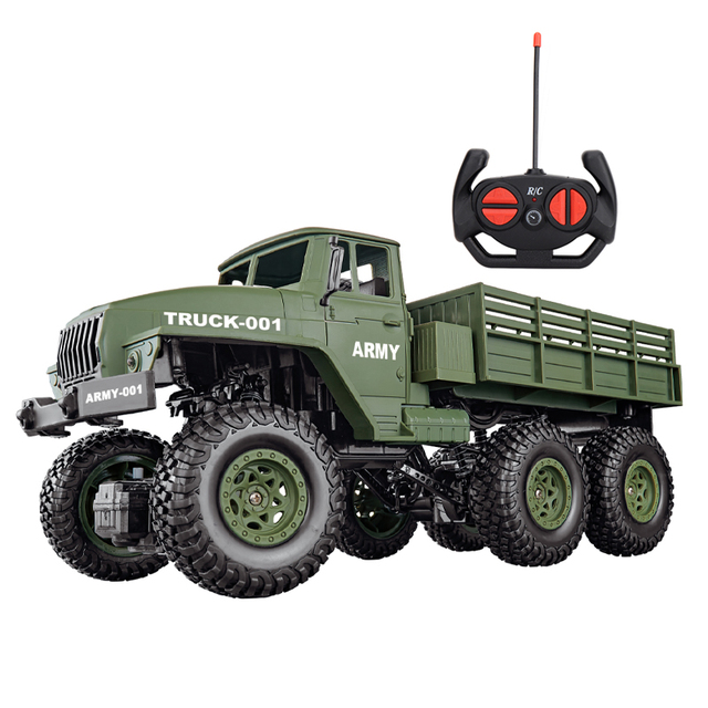 1:18 27HZ RC Car Remote Control Military Lorry Truck Toy for Kids Adults