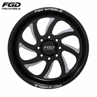 Jantes forgées FGD monobloc à déport profond 22x12 24x14 26x14 26x16 8x6.5 8x170 8x180 6x5.5 6x139.7 6/8 trous pour Chevrolet GMC RAM Ford
