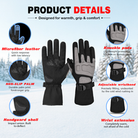 Gants de moto coupe-vent pour hommes, tactiles et chauds, pour sports de plein air – Collection Winner – Offre Spéciale