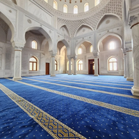 Rouleaux de moquette personnalisés pour églises et congrès, tapis de prière turc pour mosquées, moquette tuftée à la machine mur à mur pour mosquées