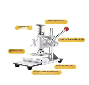 Máquina Portátil para Aplanar Masa de Pizza, Prensa para Masa de Pizza, Máquina para Hacer Bases de Pizza - Product Image 5