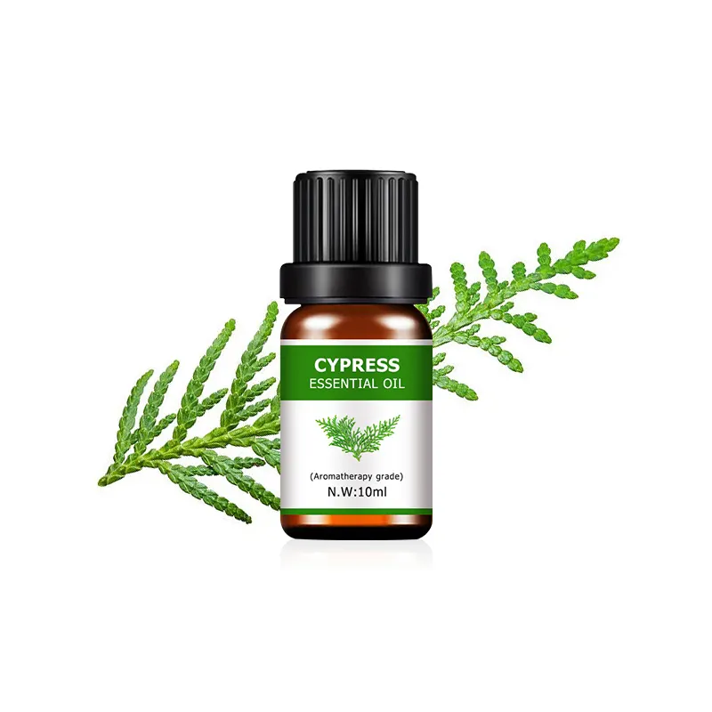 Plant Essence Cypress Acalme Down Essential Oil Fragrância Private Label para Mulheres e Homens