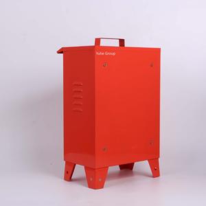 Caja de distribución de energía temporal a prueba de lluvia para exteriores con patas altas y asa para uso en sitios de construcción - Product Image 3
