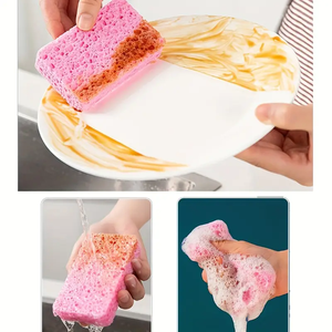 Éponge en pulpe <span class=keywords><strong>de</strong></span> bois compressée durable et portable, directement <span class=keywords><strong>de</strong></span> l'usine - Activée par l'eau, rebondissante, pour le lavage des ustensiles <span class=keywords><strong>de</strong></span> <span class=keywords><strong>cuisine</strong></span> - Product Image 3