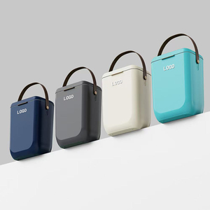 Tùy chỉnh 10l-30l Xe đẩy cách điện EPS vỏ cứng băng ngực cắm trại ngoài trời dã ngoại câu cá rượu vang biểu tượng mô hình PE mát hộp lon - Product Image 2