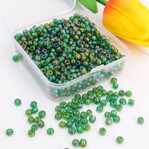 Perles en vrac DIY en gros, 60g/boîte, perles de rocaille en verre de 4mm - Product Image 6