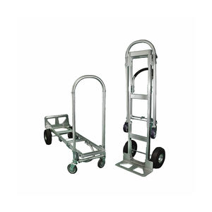 Carretillas de Mano Industriales para Almacenes con Estructura de Acero Resistente, Ruedas de PU, Plataforma Robusta para Mover Cajas y Carga - Transporte Fácil - Product Image 1