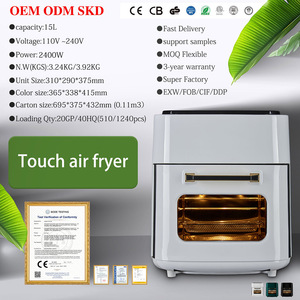 <span class=keywords><strong>Friteuse</strong></span> à Air Chaude Électrique Intelligente Multi-fonctions de 15 L avec Contrôle Digital et Fenêtre de Visualisation, <span class=keywords><strong>Sans</strong></span> <span class=keywords><strong>Huile</strong></span>, En Stock - Product Image 2