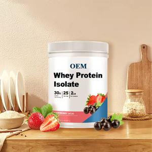Protéine de lactosérum isolée en poudre, marque privée OEM, complément nutritionnel sportif, croissance musculaire, 20-29 g de protéines par portion - Product Image 3