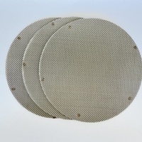 Disque filtrant en tissu métallique noir soudé par points multicouche, paquet de mailles en fil de fer pour granulateur de plastique