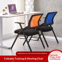 Chaise pliante à accoudoirs pour salle de conférence, formation ou visiteurs – Prix bas