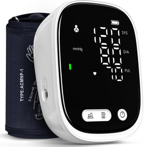 LED 스크린 충전식 Bp 기계 고정밀 의료 스마트 자동 전자 디지털 상완 혈압 모니터 - Product Image 1