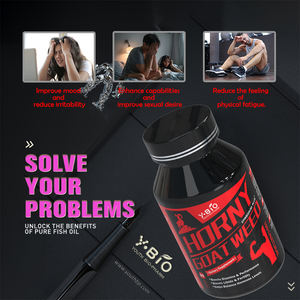 Aanpasbare Horny Goat Extract <span class=keywords><strong>Capsules</strong></span>, natuurlijke kruiden supplement ter verbetering van het immuunsysteem en spiergroei, voor volwassenen, niet voor zwangere vrouwen. - Product Image 2