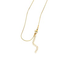 Collier tendance Hip Hop pour hommes, chaîne carrée en acier inoxydable, chaîne en os de serpent, polyvalente, universelle, assortie aux bijoux