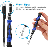 Boîte rigide de 62 pièces, outils électroniques, mini jeu de tournevis de précision magnétique, kit d'outils pour téléphone portable, ordinateur portable