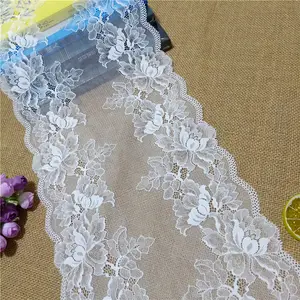 23CM high quality organza French fabric spandex machine warp knitting lace decorative wedding fabric