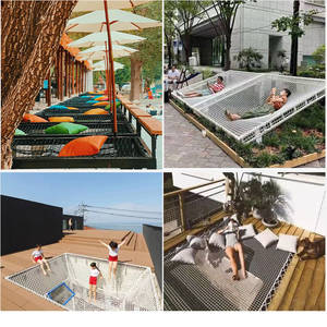 Amaca Sospesa per Interni ed Esterni, Ideale per Casa, Campeggio, Cameretta dei Bambini, Dormitorio e Spiaggia - Product Image 3