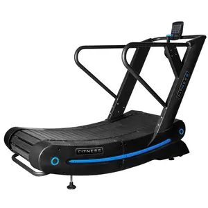 Exercise Air Runner Non-Motorized Unpowered Curved Treadmill With Fast Speed Treadmill For Sprint For Sport Equipment