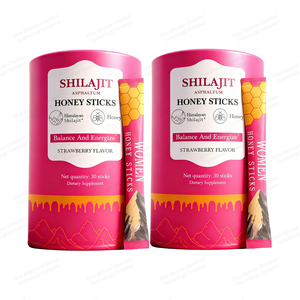 Sıcak satış OEM saf himalaya Shilajit enerji Boost sopa organik bal 30 sopa vitamini kadın erkek için özel etiket tasarımı - Product Image 2