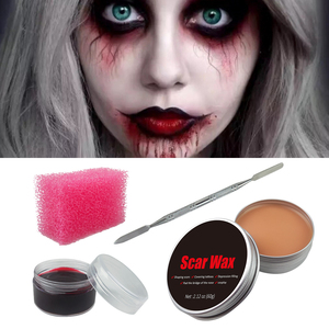 Kit de cire de <span class=keywords><strong>cicatrice</strong></span> faux modélisation de la peau de <span class=keywords><strong>cicatrice</strong></span> effets spéciaux peinture corporelle ensemble d'<span class=keywords><strong>halloween</strong></span> - Product Image 3
