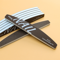 Lime à ongles professionnelle en éponge double face lavable pour modeler et polir