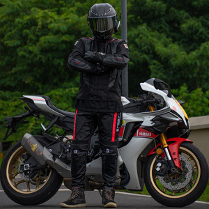 Combinaison de moto quatre saisons Hump Racing, combinaison de moto, combinaison de rallye anti-chute, <span class=keywords><strong>pantalon</strong></span> de moto résistant à l'usure, coton unisexe - Product Image 4
