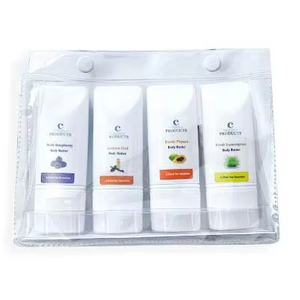 Collection de mini beurres corporels Winter Choice, 4 parfums luxueux : framboise sauvage, oud arabe, beurre de karité, minéraux de la mer Morte pour une peau soyeuse - Product Image 1