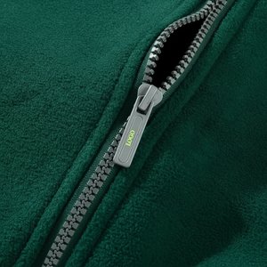 แจ็คเก็ตผ้าฟลีซมีฮู้ดสำหรับผู้ชาย, เสื้อโค้ทกันหนาวมีซิปเต็มรูปแบบกันลมสำหรับกีฬากลางแจ้งและชุดลำลองฤดูใบไม้ร่วง/ฤดูหนาว - Product Image 1