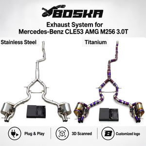 ท่อไอเสีย SUS304/ไทเทเนียมแบบ catback สำหรับ Mercedes-Benz CLE53 AMG M256 3.0T boska valvetronic เสียงท่อไอเสีย - Product Image 1