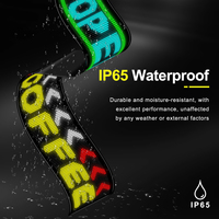 Écran d'affichage LED Ipixel Color 38,58*11,02 pouces IP65, pour la création de textes et animations DIY, publicité commerciale pour les centres commerciaux, les bars et les entreprises