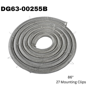 Junta de sellado para puerta de <span class=keywords><strong>horno</strong></span> de 86 pulgadas de largo DG63-00255B - 27 clips, pieza de repuesto para estufa de gas compatible con Samsung - Product Image 2