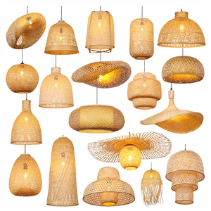 <span class=keywords><strong>Lampada</strong></span> <span class=keywords><strong>a</strong></span> <span class=keywords><strong>Sospensione</strong></span> in <span class=keywords><strong>Rattan</strong></span> Naturale Intrecciato, Lampadario Boho Fatto <span class=keywords><strong>a</strong></span> Mano per Isola Cucina, Sala da Pranzo e Camera da Letto - Product Image 4