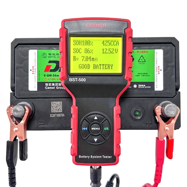 High Precision Automotive Battery Tester Life Capacity & Resistance Diagnostic Instrument for Good/Bad Test Vehicle Tools