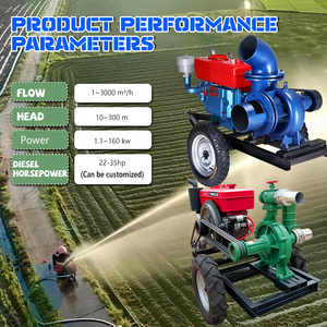 Pompe centrifuge à <span class=keywords><strong>jet</strong></span> 22-35 CV 2-8 pouces haute pression en acier inoxydable, économe en énergie, pour exploitation agricole, verger et ferme mobile - Product Image 2