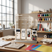 Imprimante à plat UV automatique PodNEX AI, encre UV, CMYK, impression personnalisée de coques de téléphone, machine de vente automatique, coques de téléphone personnalisées
