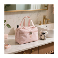 Grande capacité femmes nouveau sac cosmétique à la mode Portable réutilisable étui à fermeture éclair cloison étanche pour maquillage de voyage