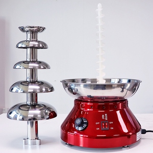 Machine commerciale de cascade de fontaine de <span class=keywords><strong>chocolat</strong></span> 4 Machine de fontaine de <span class=keywords><strong>fondue</strong></span> de <span class=keywords><strong>chocolat</strong></span> de cravate - Product Image 3