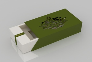 Sang trọng biểu tượng tùy chỉnh hình chữ nhật nước Hoa Thủ Công bao bì <span class=keywords><strong>MDF</strong></span> gỗ ngăn kéo trượt khắc hộp mỹ phẩm hàng đầu có thể tái chế EVA Bìa - Product Image 2