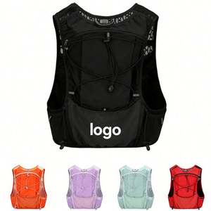 Mochila de Hidratación para Senderismo, Maratón, Cross Country, Viajes, Montañismo, con Doble Correa para el Hombro y Compartimento para Botella de Agua - Product Image 2