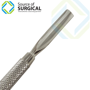 Empujador de Cutículas Profesional de Acero Inoxidable de la Mejor Calidad, Herramienta Manual para Manicura, con Abertura de Mandíbula Ancha para Uñas Curvas - Product Image 2