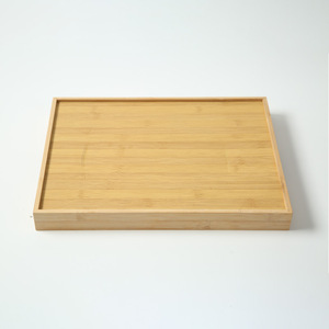 Bamboo <b>Tea</b> <b>Tray</b> 400x300x40mm With Handle For Restaurant And Hotel Use - Product Image 3