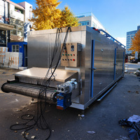 Koelsysteem snelvriesmachine IQF blast impingement tunnelvriezer voor diepvriesfruit, -groenten, -vis en -vlees